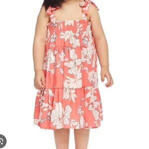 Social Standard by Sanctuary Girls Floral Pink Sundress 3T